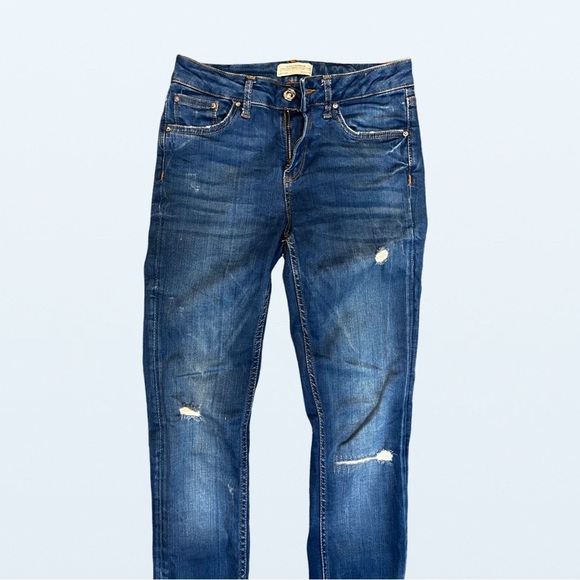 Zara Premium Denim Collection Medium Wash Midrise Jeans, Women’s Size 4 - Picture 2 of 6